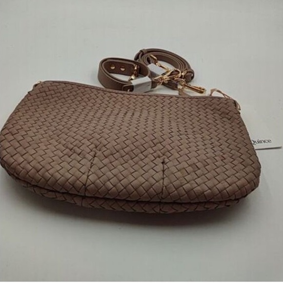 NWT Quince Italian Handwoven Leather Mini Shoulder Bag - Picture 9 of 9